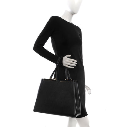 Fendi Vitello Elite Large 3Jours Tote Black 2 of 13