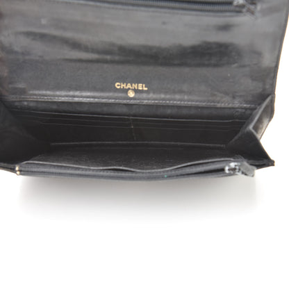 Chanel Patent Timeless CC Wallet Black 5 of 15