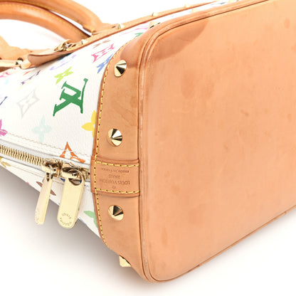 Louis Vuitton Monogram Multicolor Alma White 8 of 10