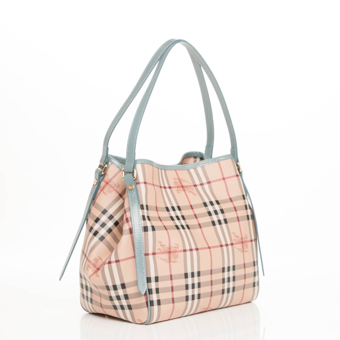 Haymarket Check Small Canterbury Tote Eucalyptus Grey