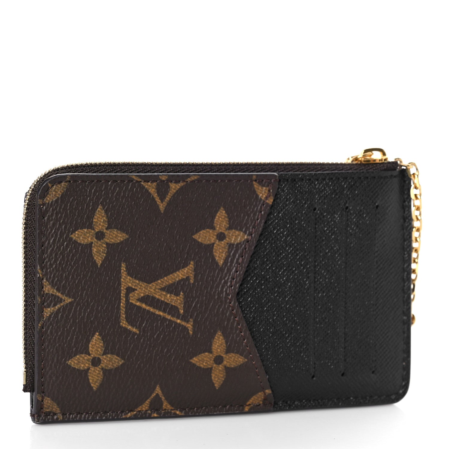 Louis Vuitton Monogram Recto Verso Card Holder Black 3 of 9