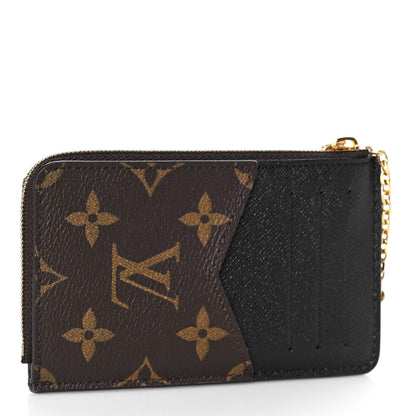 Louis Vuitton Monogram Recto Verso Card Holder Black 3 of 9
