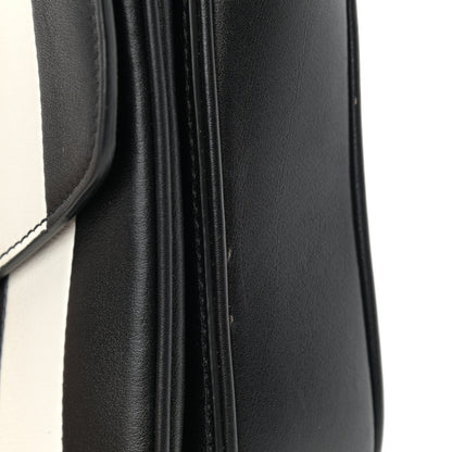 Celine Shiny Calfskin Stripes Small C Bag Black 11 of 13