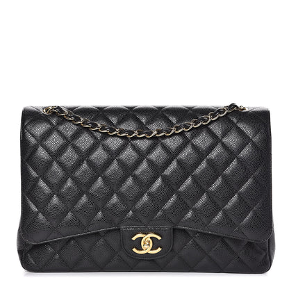 Chanel Caviar Quilted Maxi Double Flap Black 1 of 18