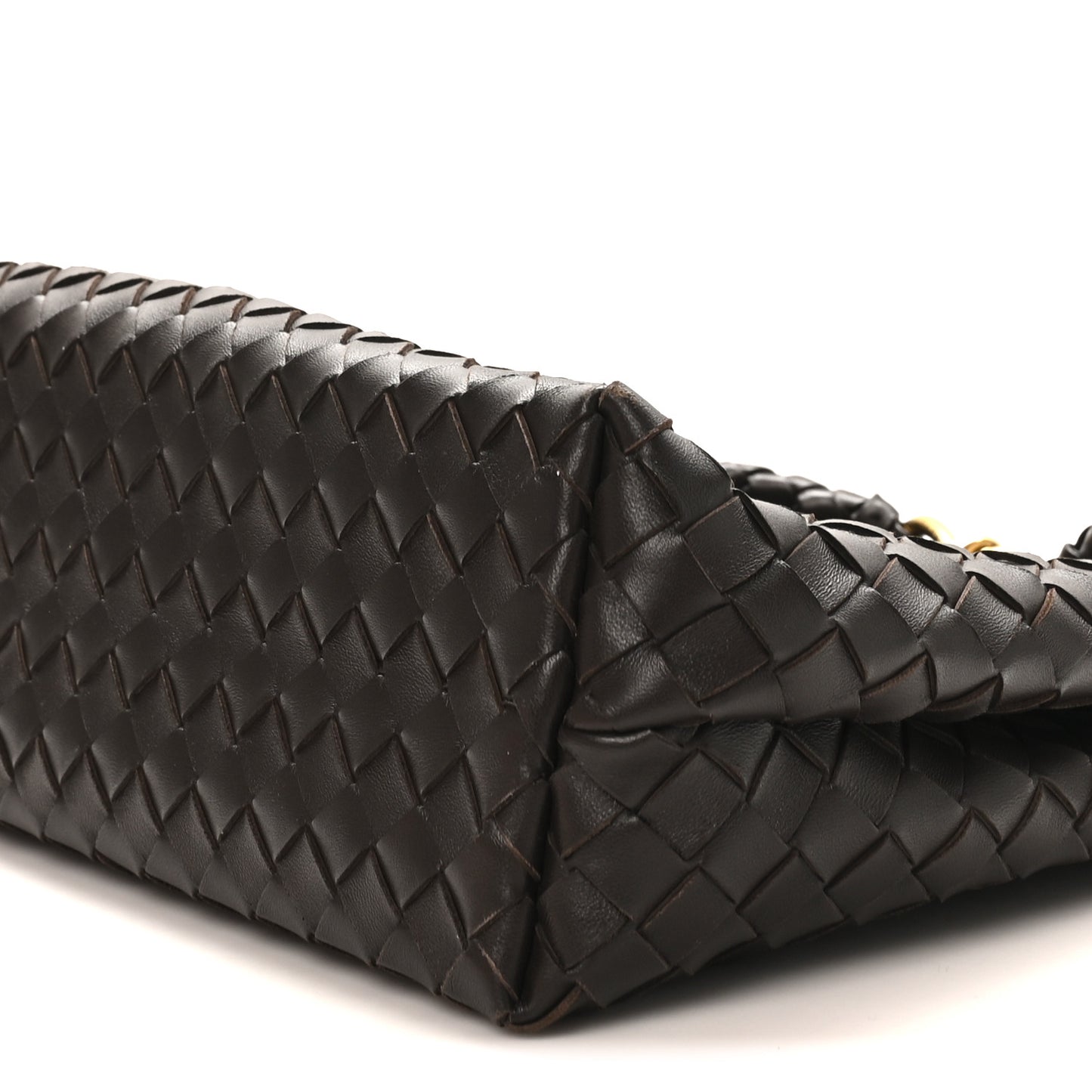 Nappa Intrecciato Medium Andiamo Shoulder Bag Fondant