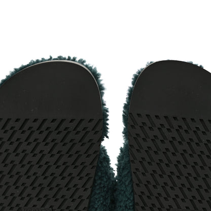 Hermes Woolskin Womens Chypre Sandals 36.5 Vert Anglais 8 of 8