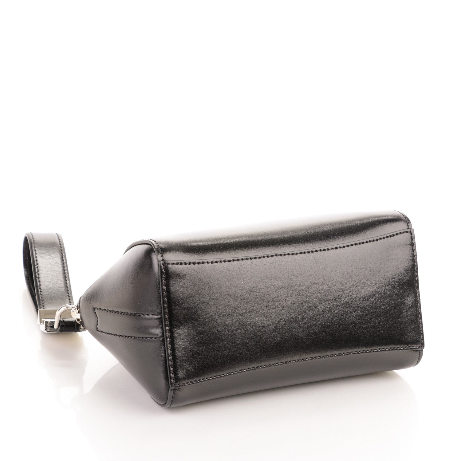 Givenchy Shiny Lord Calfskin Small Antigona Beauty Wristlet Black 4 of 7