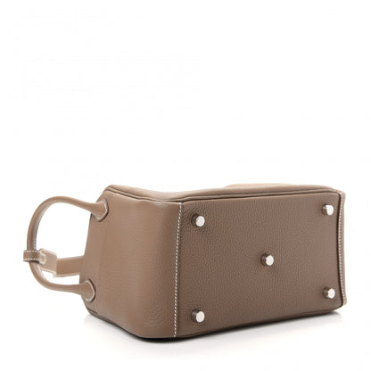 Hermes Taurillon Clemence Lindy 26 Etoupe 4 of 9