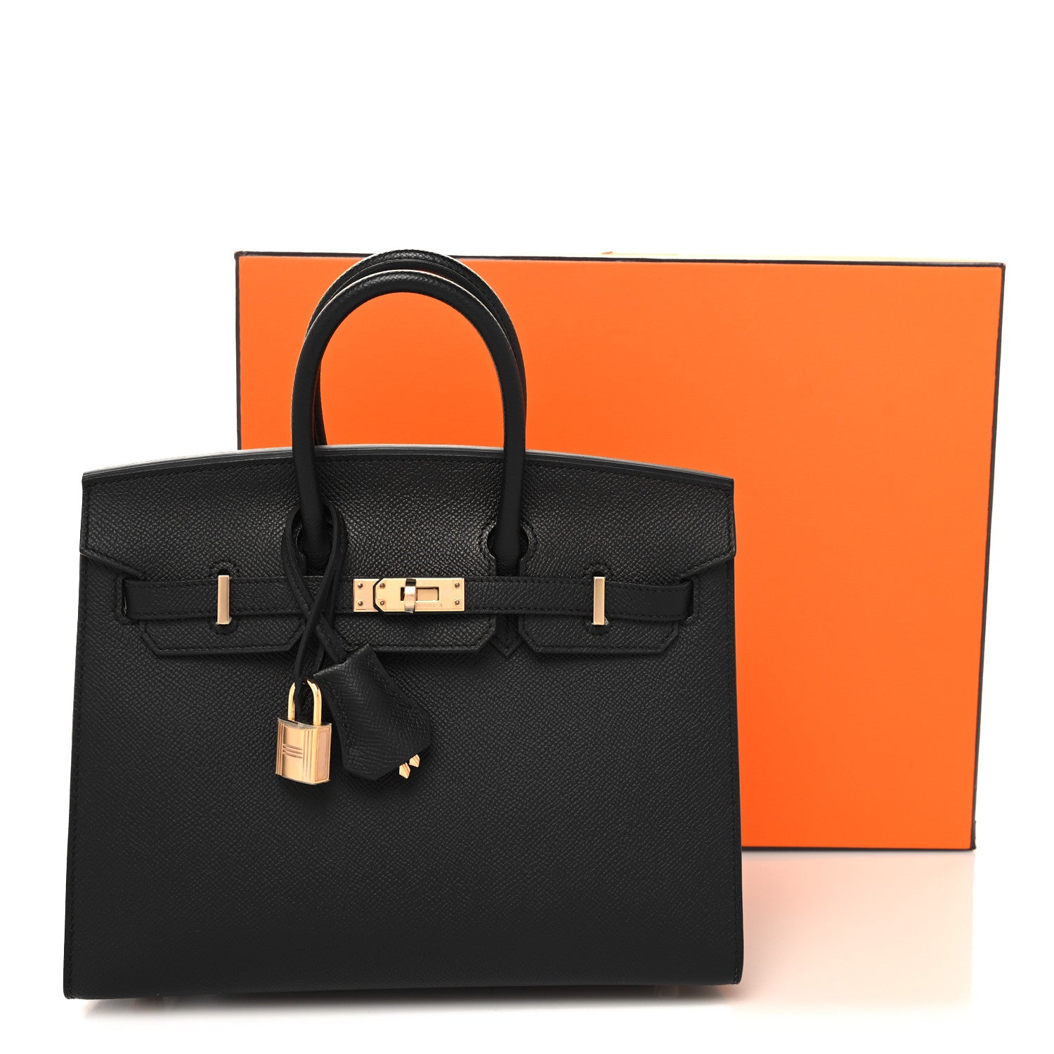 Hermes Epsom Birkin Sellier 25 Black 13 of 13