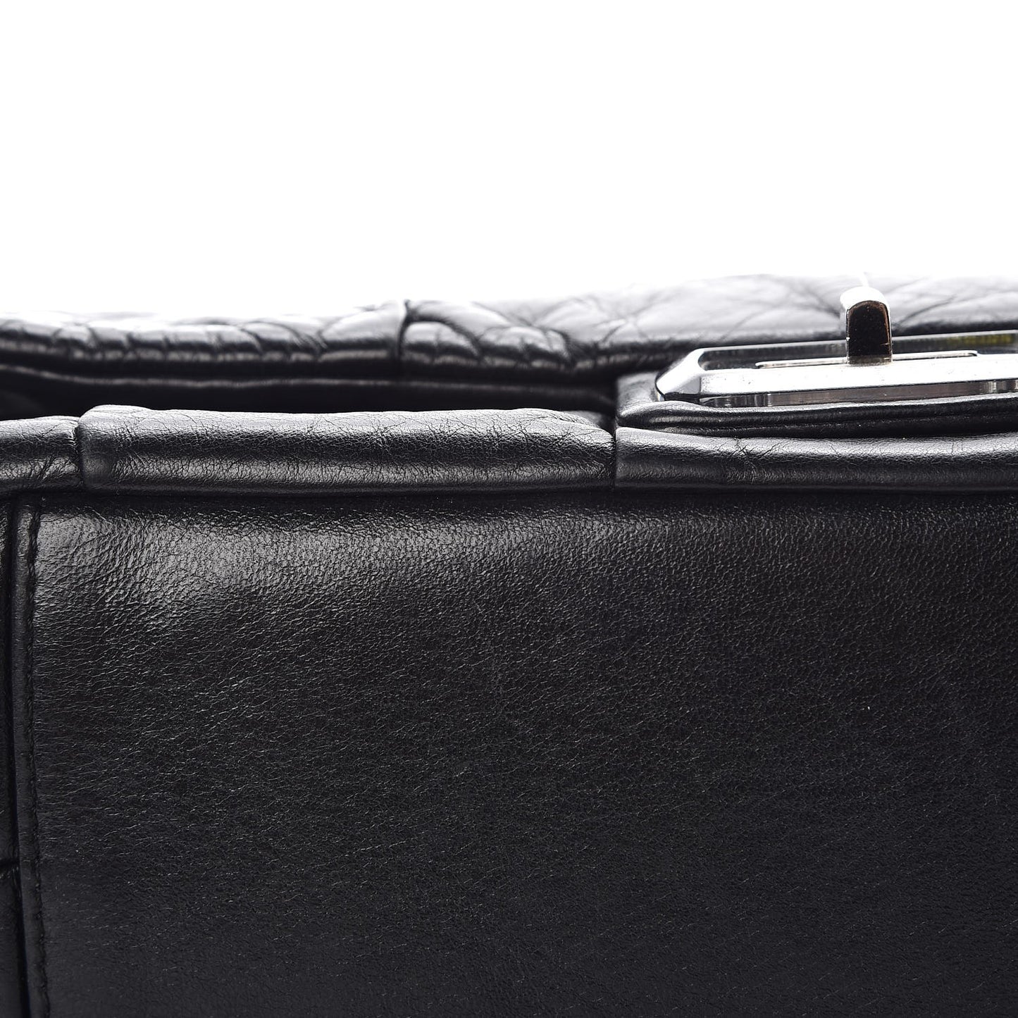 Lambskin Igloo Single Flap Black