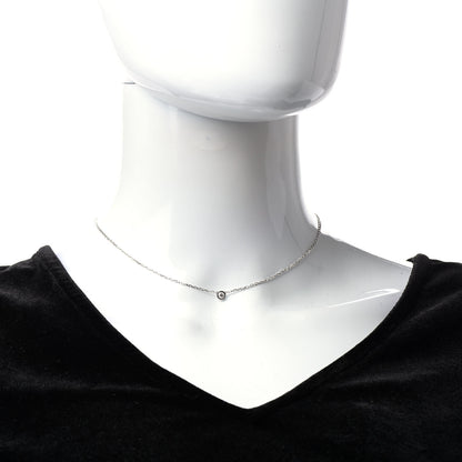 Cartier 18K White Gold Diamond SM D'Amour Pendant Necklace 2 of 6