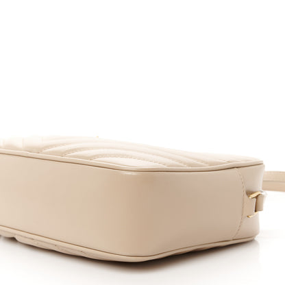 Saint Laurent Calfskin Matelasse Monogram Lou Camera Bag Dark Beige 10 of 10