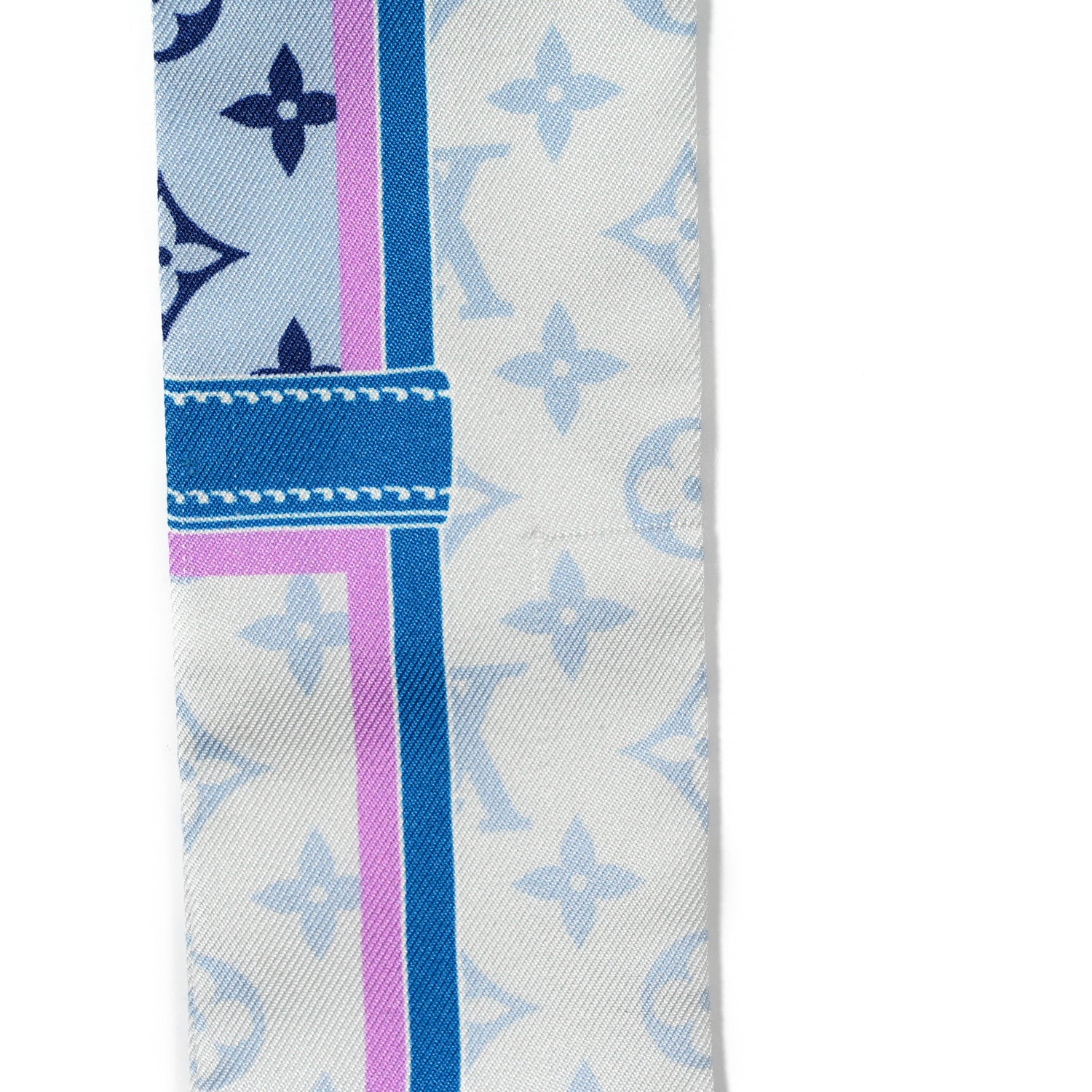 Louis Vuitton Silk Monogram Rising Confidential BB Bandeau Denim 4 of 11