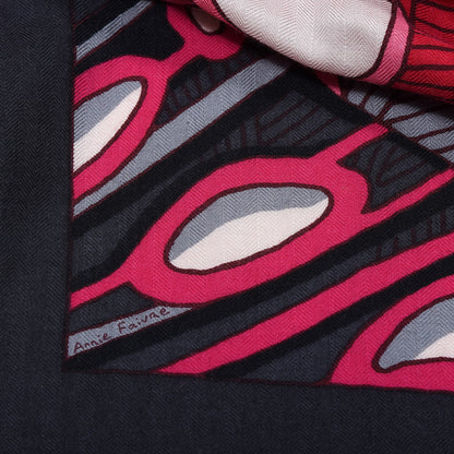 Hermes Cashmere Silk Grands Fonds Shawl 140 2 of 5