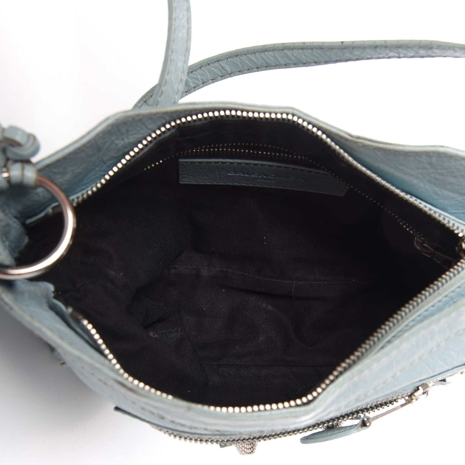 Balenciaga Agneau Giant 12 Silver Hardware Hip Bleu Dragee 5 of 16