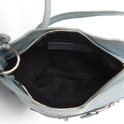 Balenciaga Agneau Giant 12 Silver Hardware Hip Bleu Dragee 5 of 16