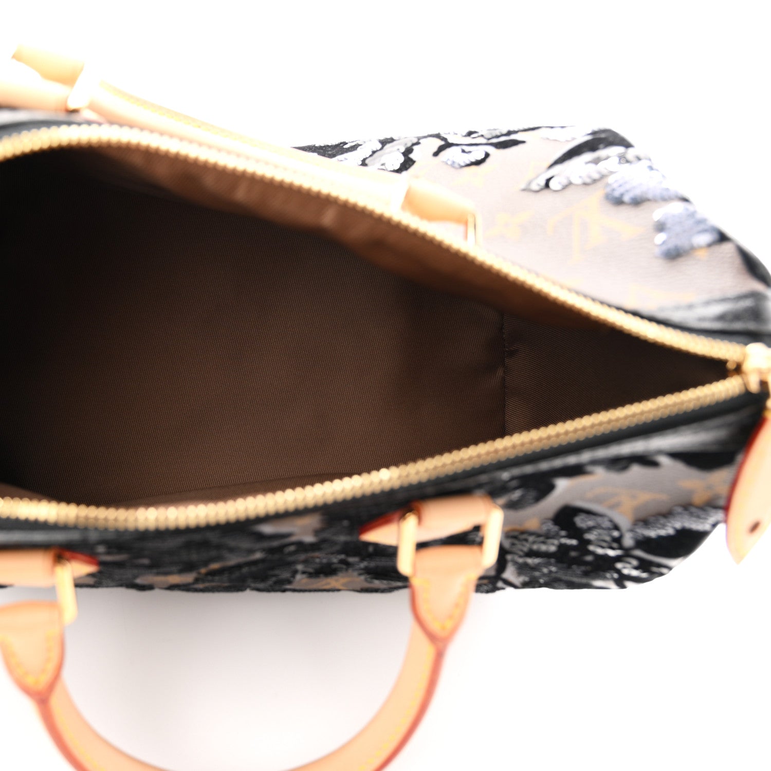 Louis Vuitton Monogram Fleur De Jais Sequins Speedy 30 5 of 10