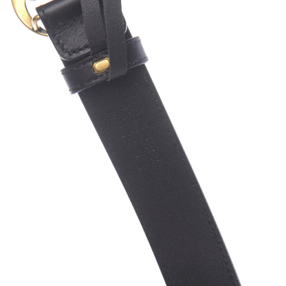 Gucci Calfskin Double G 30mm Belt 80 32 Black 3 of 5