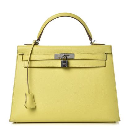Hermes Epsom Kelly Sellier 32 Soufre 1 of 42