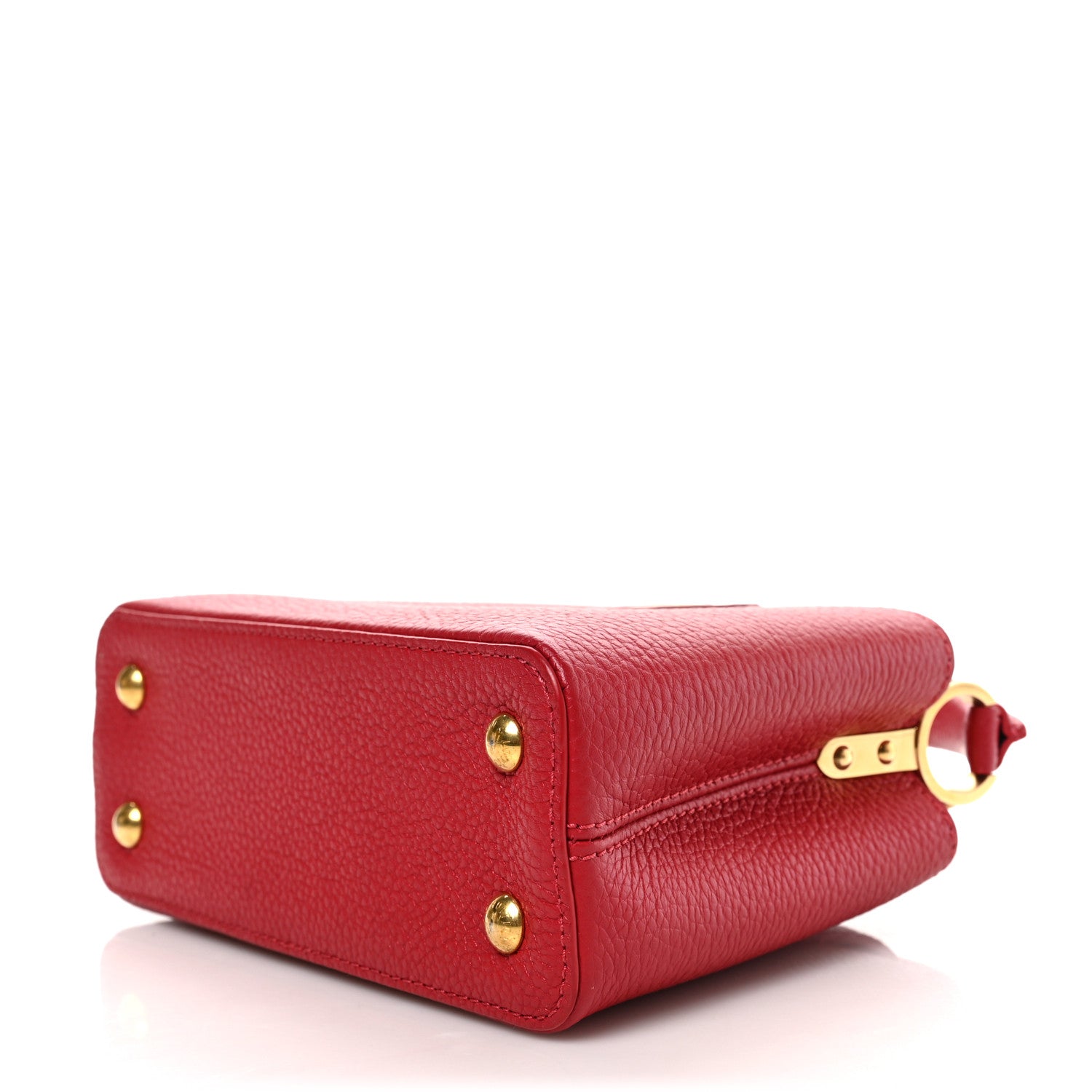 Louis Vuitton Taurillon Mini Capucines Scarlet 8 of 8