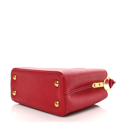 Louis Vuitton Taurillon Mini Capucines Scarlet 8 of 8