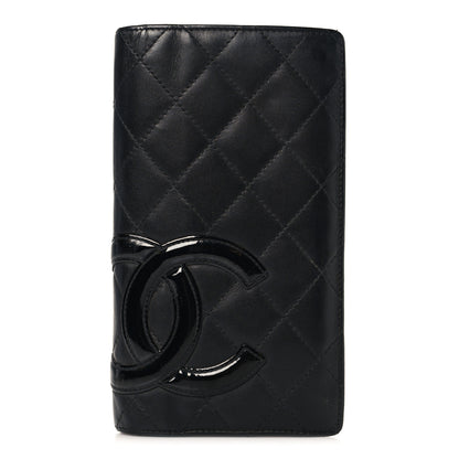 Chanel Calfskin Quilted Cambon Yen Wallet Black 1 of 11