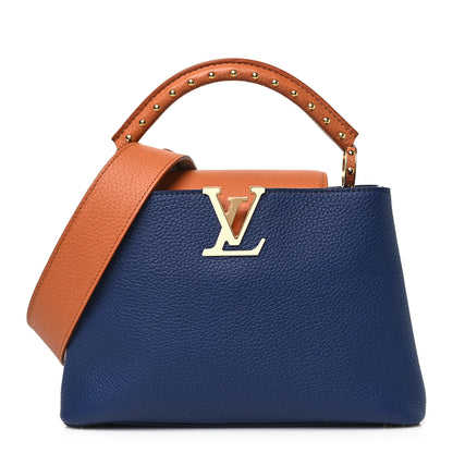 Louis Vuitton Taurillon Capucines BB Tour de France Blue 1 of 9