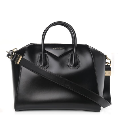 Givenchy Shiny Lord Calfskin Medium Antigona Black 1 of 12