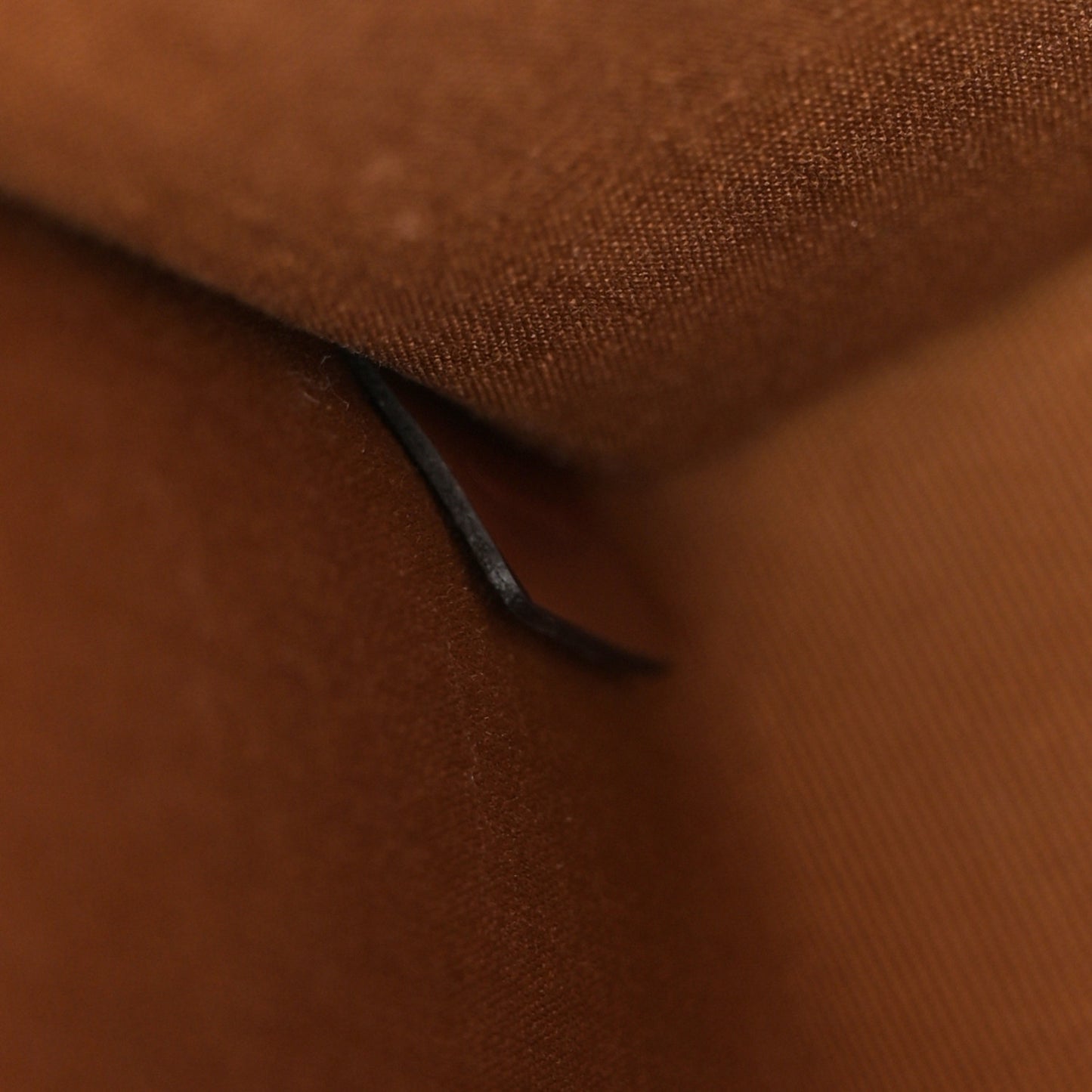 Triomphe Canvas Calfskin Mini Vertical Cabas Tan