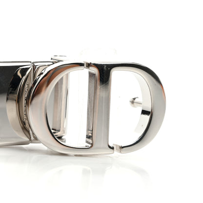 Christian Dior Calfskin 30 Montaigne Reversible Belt Black Beige 8 of 8