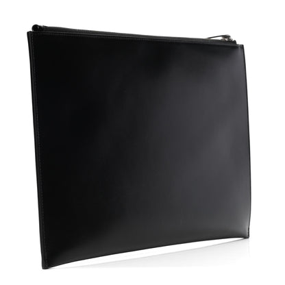 Saint Laurent Calfskin Logo Zipped Tablet Pouch Black 2 of 4