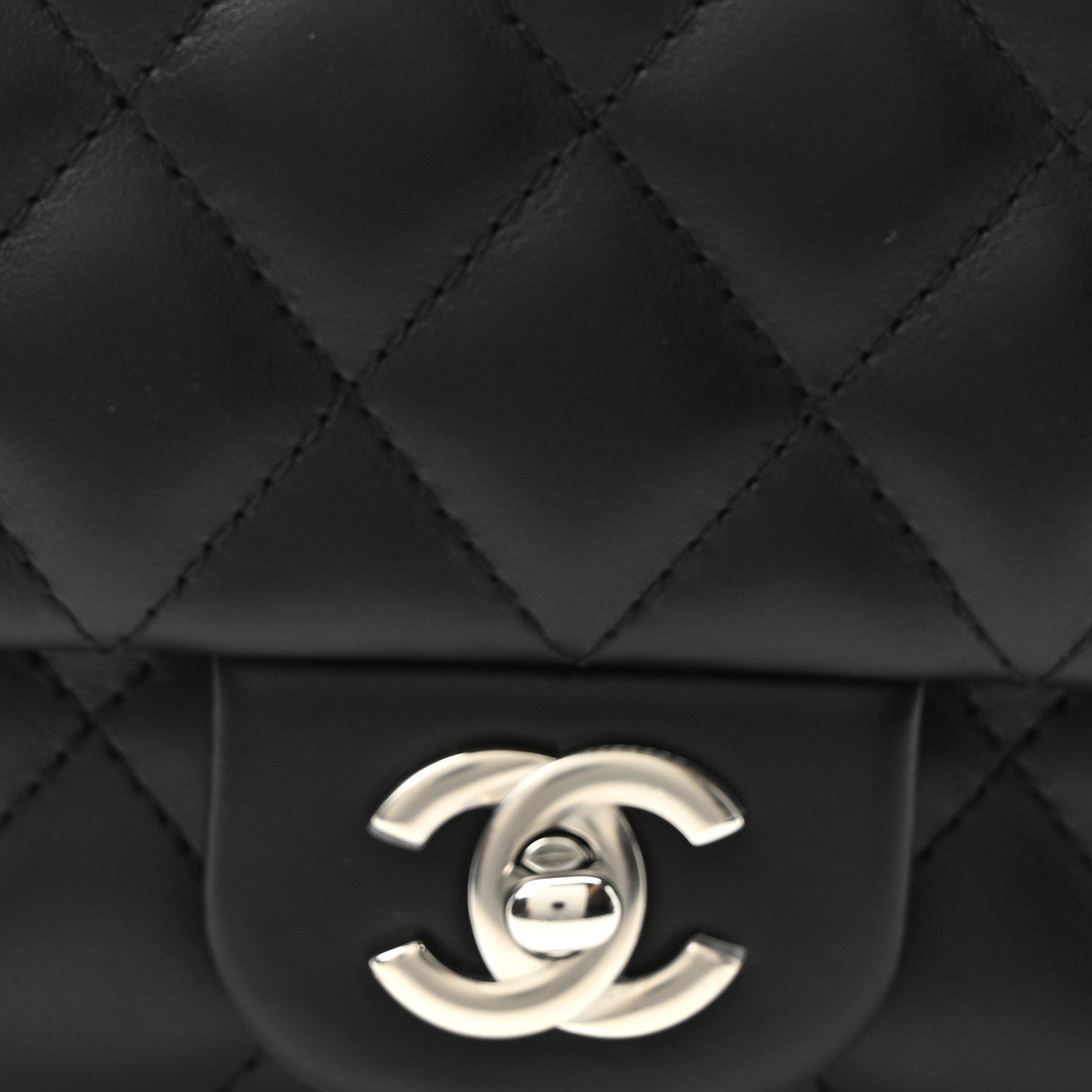 Chanel Calfskin Quilted CC Uniform Flap Belt Bag Black 8 of 10