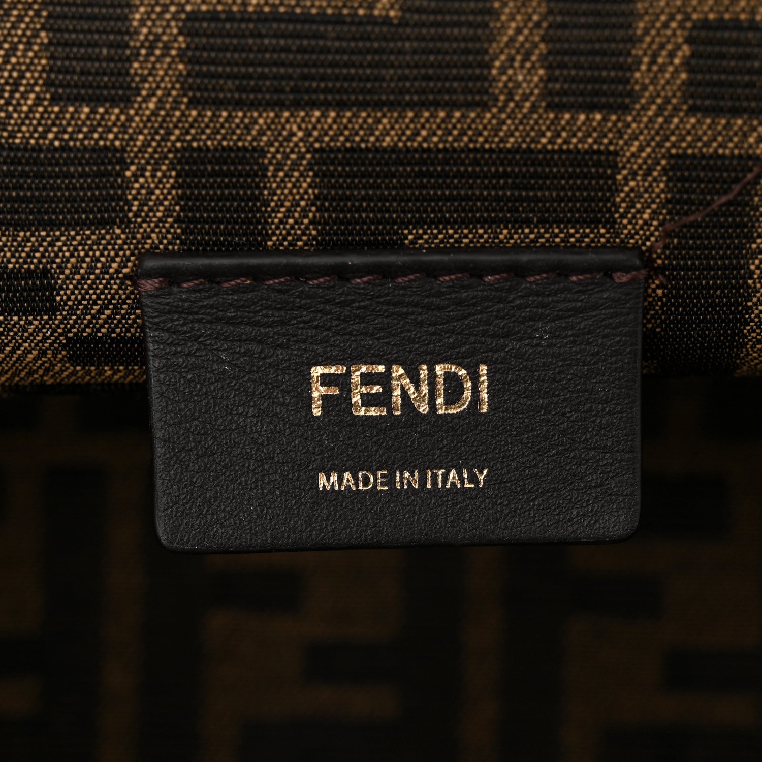 Fendi Shiny Nappa Small Fendi First Caramello 6 of 11