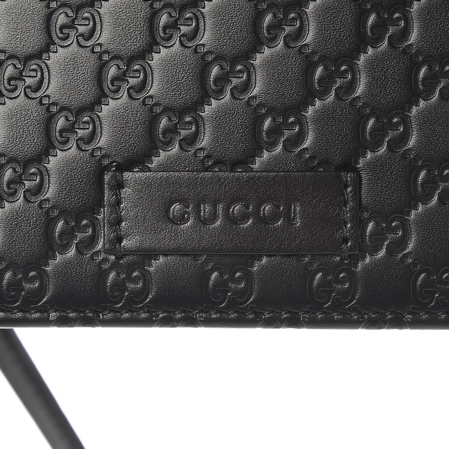 Gucci Microguccissima Chain Wallet Black 6 of 7