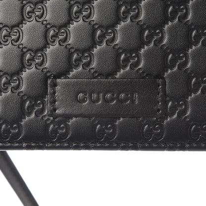 Gucci Microguccissima Chain Wallet Black 6 of 7