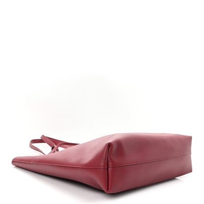 Saint Laurent Calfskin Medium Shopping Tote Bordeaux 4 of 11