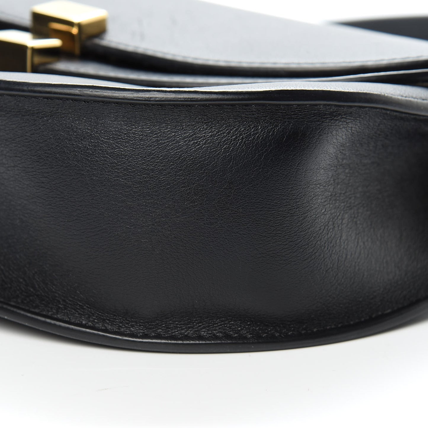 Calfskin Mini Georgia Crossbody Bag Black