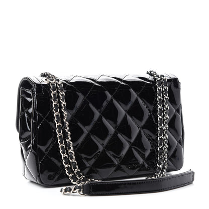 Chanel Patent Quilted Small Coco Shine Flap Black 3 of 10