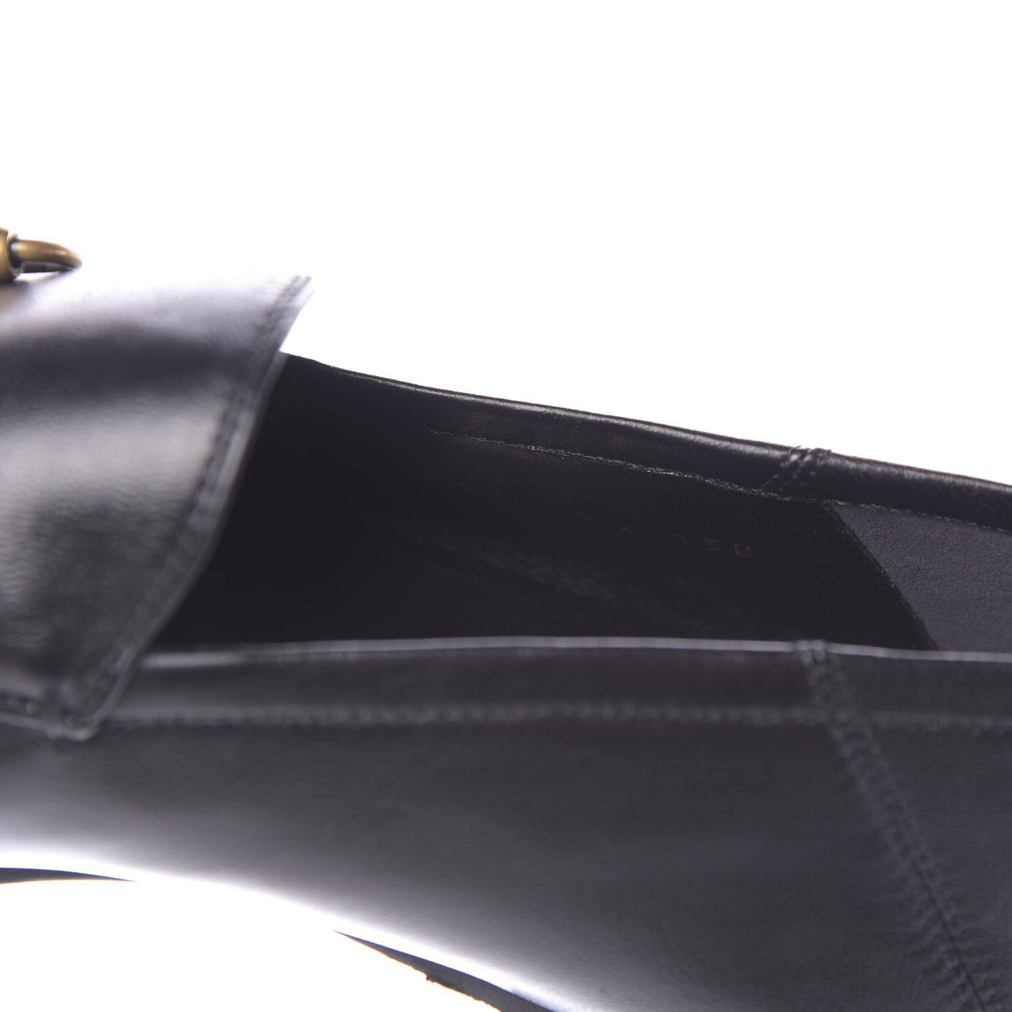 Lambskin Wolf Embroidered Mens Brixton Horsebit Loafers 8.5 Black