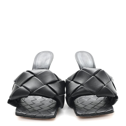 Bottega Veneta Nappa Maxi Intrecciato Lido Mule Sandals 36 Black 3 of 9