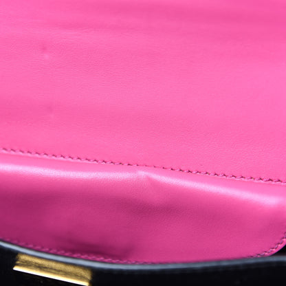 Prada City Calf Saffiano Cahier Bag Fuxia Black 8 of 11