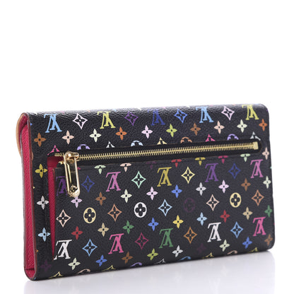 Louis Vuitton Monogram Multicolor Eugenie Wallet Black Grenade 2 of 12