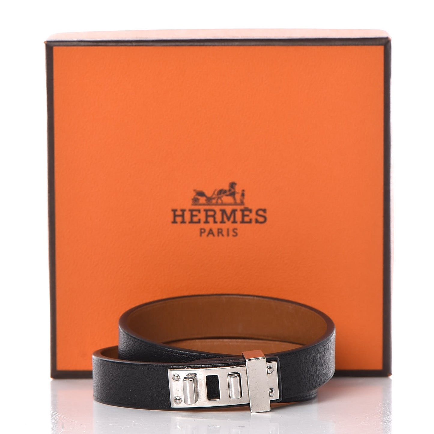 Swift Mini Dog Double Tour Bracelet T2 Black