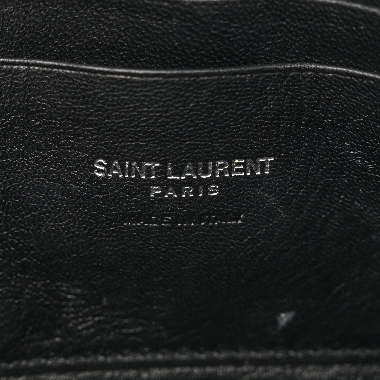 Saint Laurent Calfskin Crocodile Embossed Monogram Mini Lou Camera Bag Fog 6 of 13