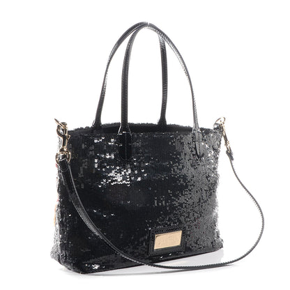 Valentino Garavani Rose Chiffon and Sequin Medium Glam Tote 3 of 8
