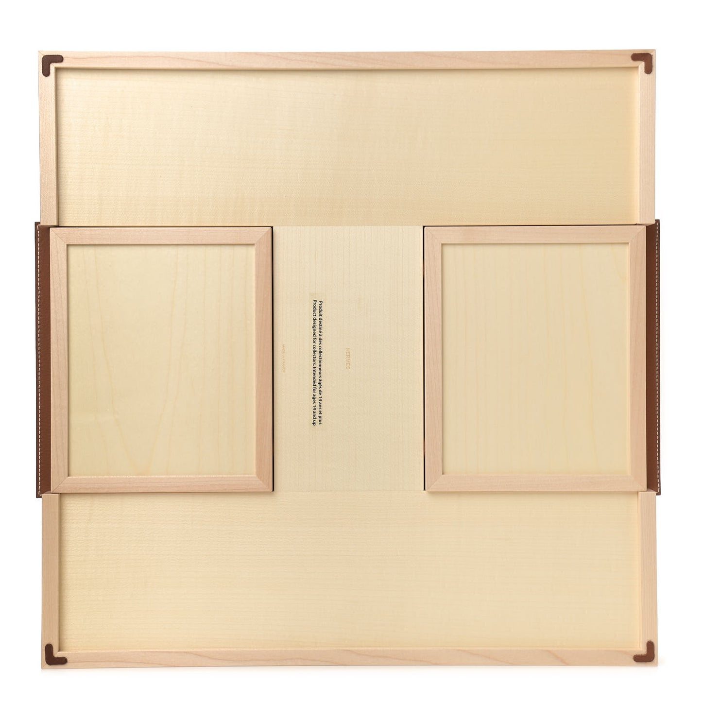 Natural Maple Wood Taurillon Palio Backgammon Game Set