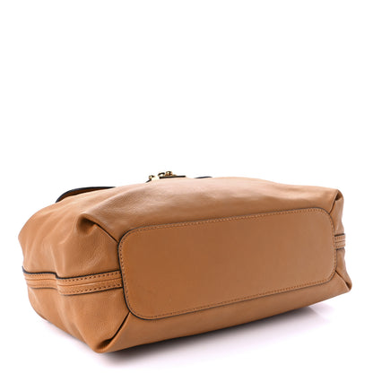 Chloe Calfskin Medium Elsie Satchel Caramel 3 of 11