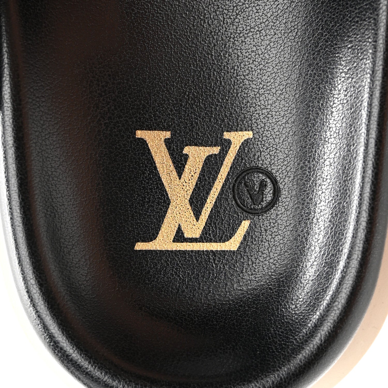 Louis Vuitton Mix Materials Mens LV Script Trainer Mules 5 Black Multicolor 8 of 12