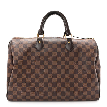 Louis Vuitton Damier Ebene Speedy 35 1 of 14