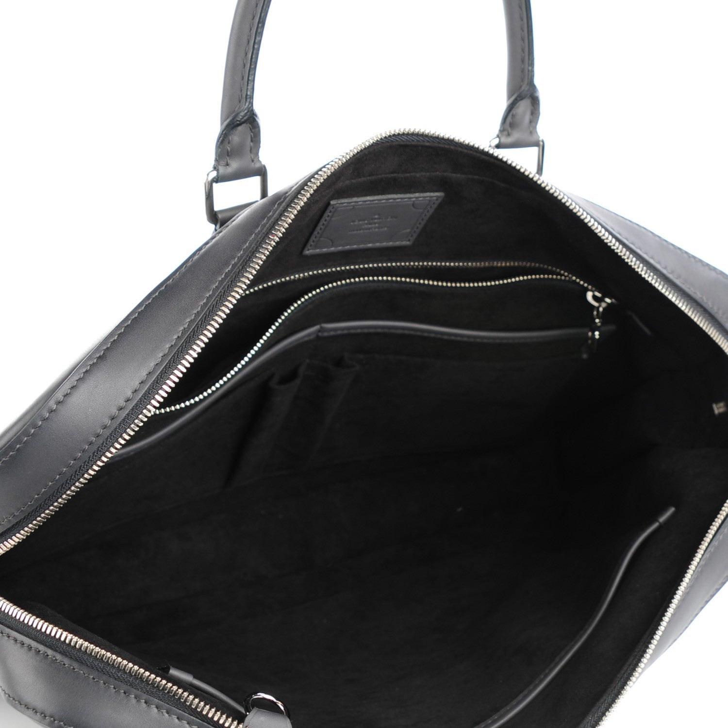 Louis Vuitton Cuir Ombre Porte-Documents Voyage Bandouliere Charcoal 5 of 7
